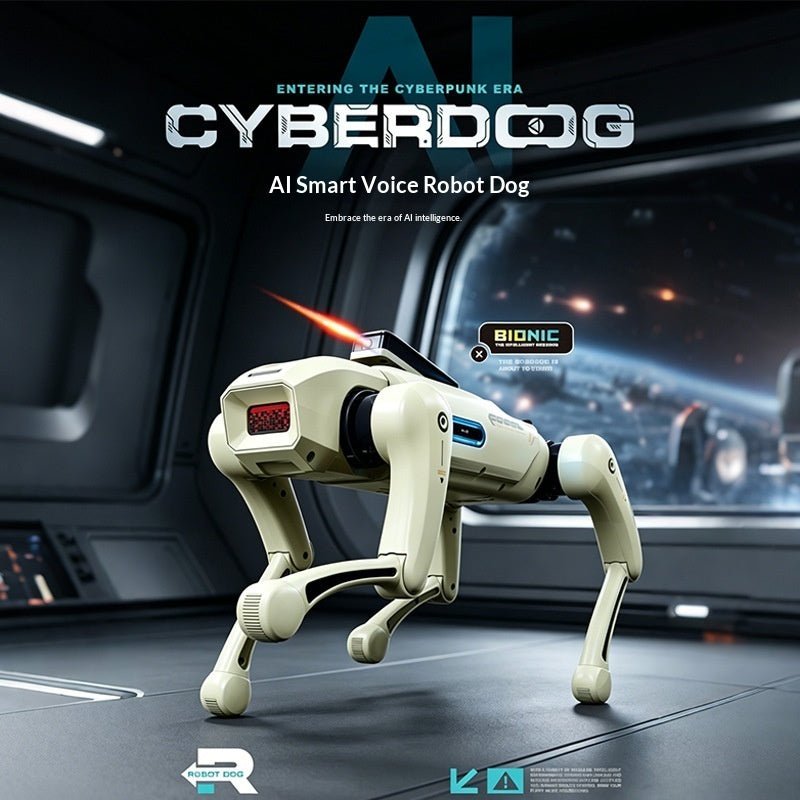 AI-powered Robotic Dog Tech-driven Programmable Machine Dog With Voice Interaction - AMOCART9ab59228b6d201c704dc6f9b65d2166a