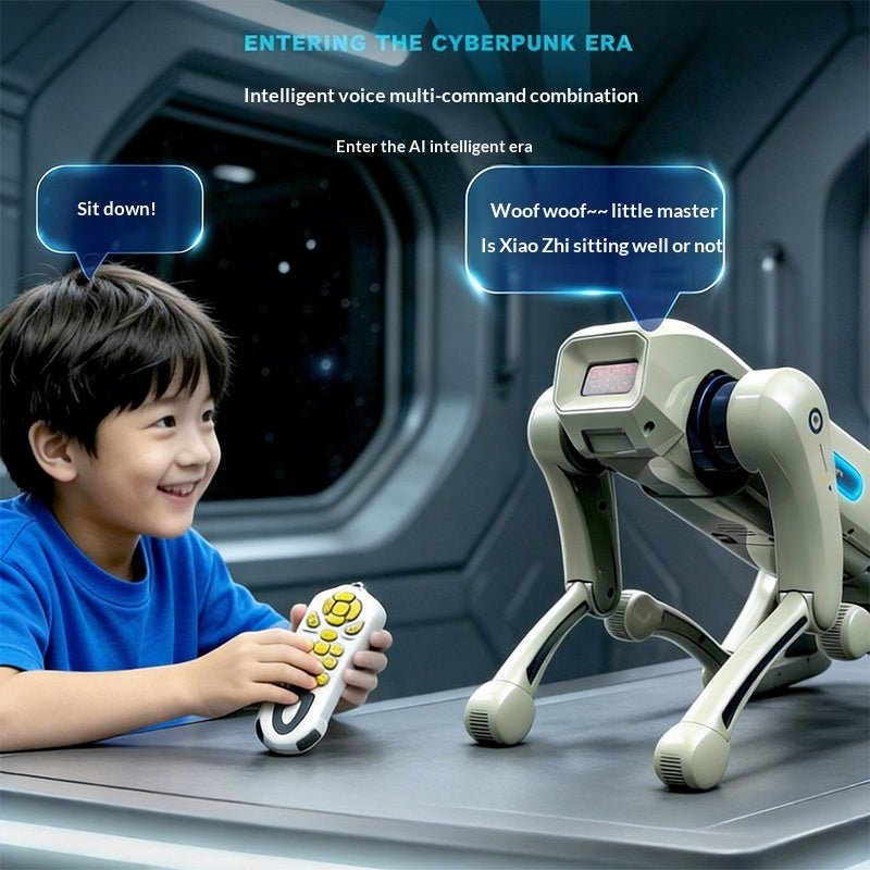 AI-powered Robotic Dog Tech-driven Programmable Machine Dog With Voice Interaction - AMOCARTcf1bfffdc109a25b394f6ed1138ea241