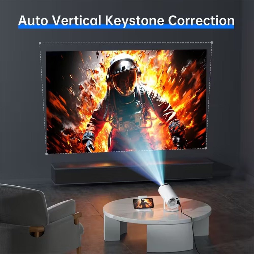Android Mini Projector Smart HD 5G4K WiFi Wireless Bluetooth Office Home Theater - AMOCART6302490d5a6f7fa76367d0b5f3f3e1