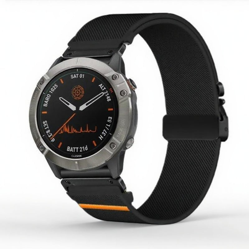 Elastic String Fabric Woven Men Watch Strap - AMOCART61679df15acee5ab7bfdffa0c59ad24a