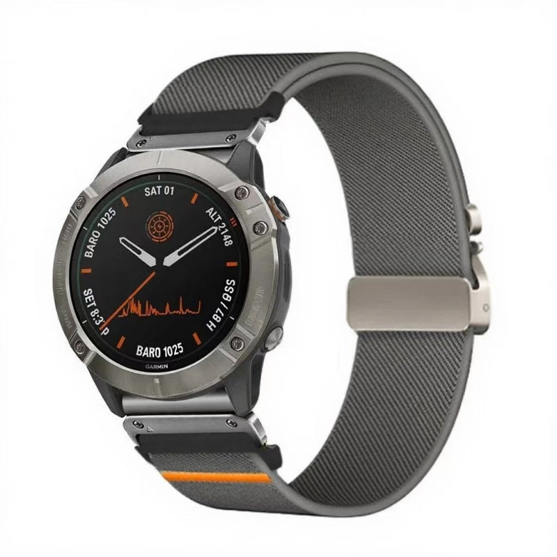 Elastic String Fabric Woven Men Watch Strap - AMOCART2e764964f62d674f14e585804f05a764