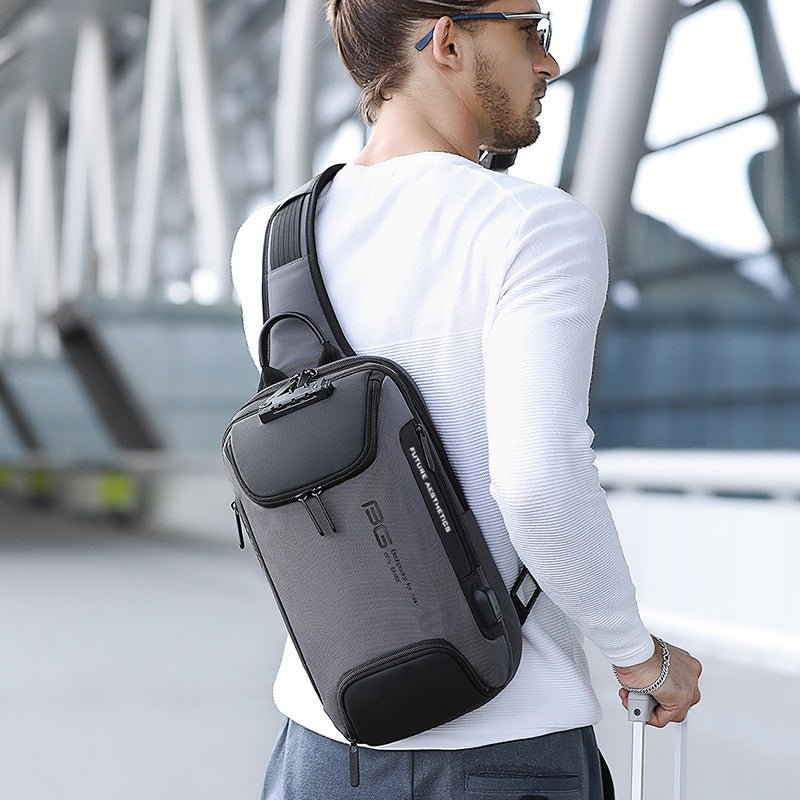 Fanny Pack For Men Waist Chest Bag Sling Bag Mens College - AMOCARTb0debe3084907726b75f1ab46f0e6171