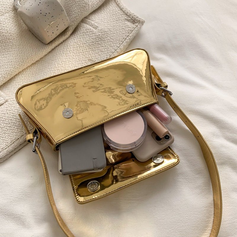 Flip Messenger Bag Ladies Shoulder Underarm Bag - AMOCARTbb6964365b20e8f124352c4c092e56dc