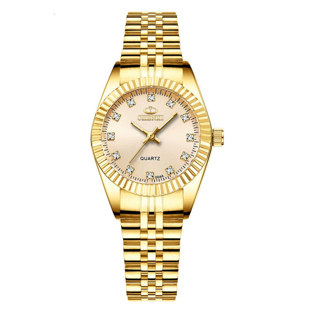 Golden couple watch men - AMOCART5c527647a6d85b4602b83ad9f082051f