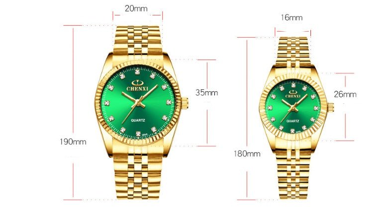 Golden couple watch men - AMOCARTf38cc133e9ebb593d4a654f7cdcc1d60