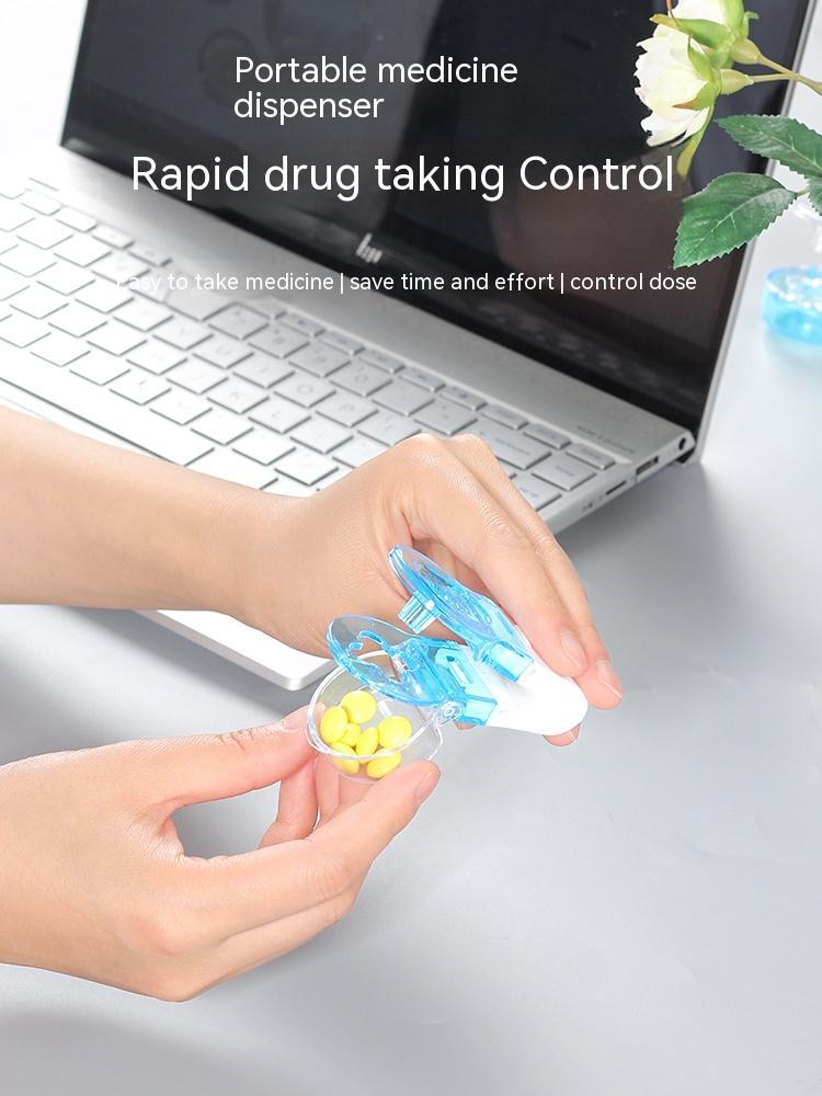 Household Gadget Portable Medicine Taking Device - AMOCART84ed7c7c84b3f369355903b57c9db262