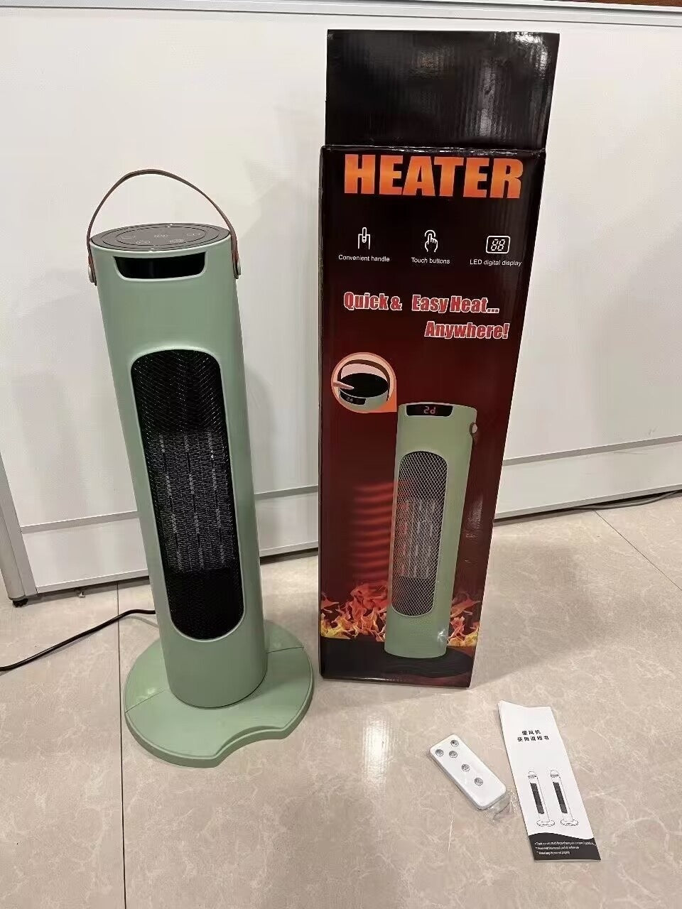 Household Heater Vertical Intelligent Remote Control Electric Heater - AMOCART6d474cc4ccf1bb951f69e7765c56b0b