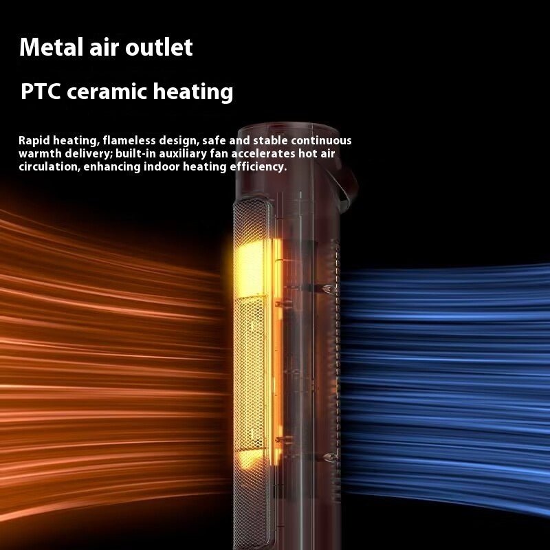 Household Heater Vertical Intelligent Remote Control Electric Heater - AMOCART2172cbf62365968b16adba7723800745