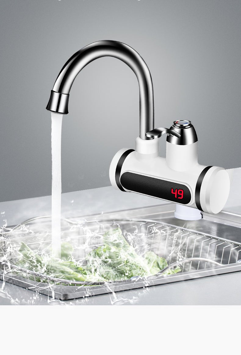 Kitchen Electric Water Tap Water Heater Temperature Display Cold Heating Faucet Hot Water Faucet Heater - AMOCARTd6a456e963e306e782f57f41862f5d08