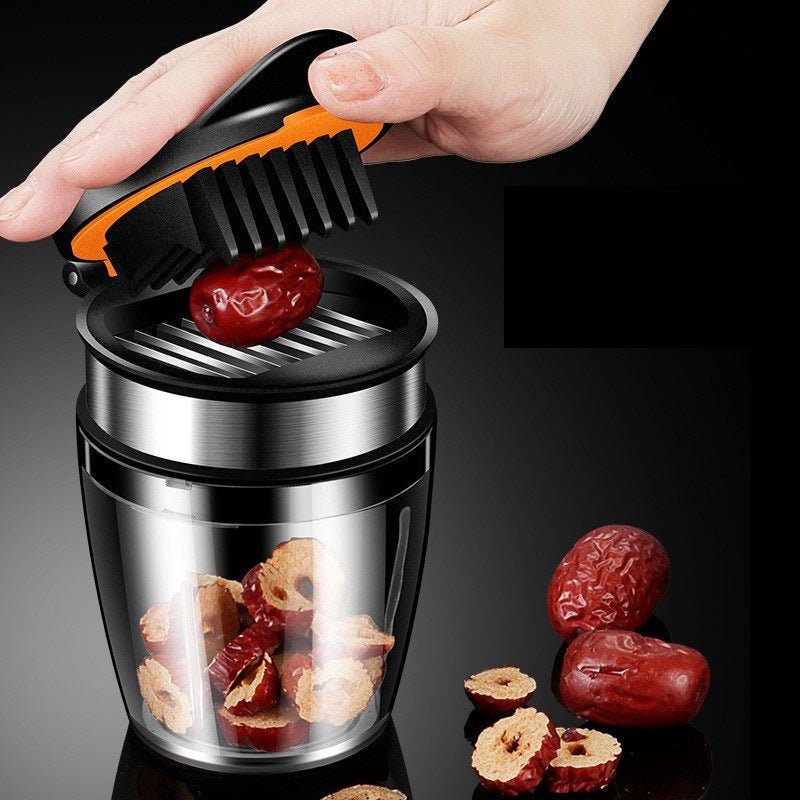 Kitchen Gadget With Integrated Fruit Cutter - AMOCART5f7f6d457df144c8d0cf63144c888070