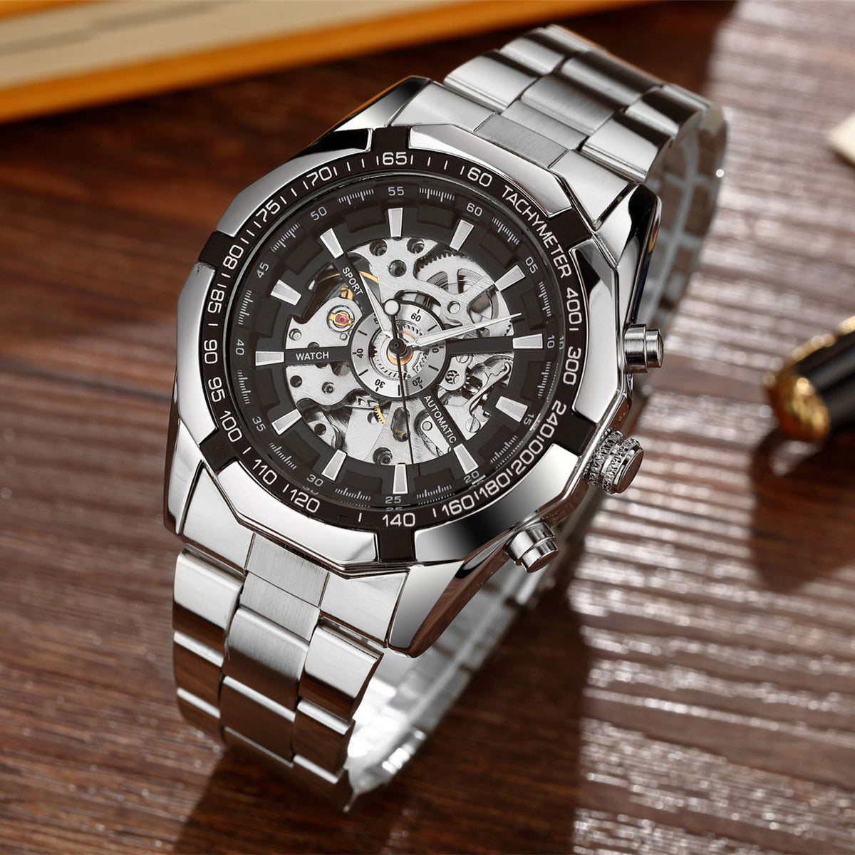 Mechanical watch men - AMOCART29ddf1c53dd9a30e87dd1bbd7f62dfda