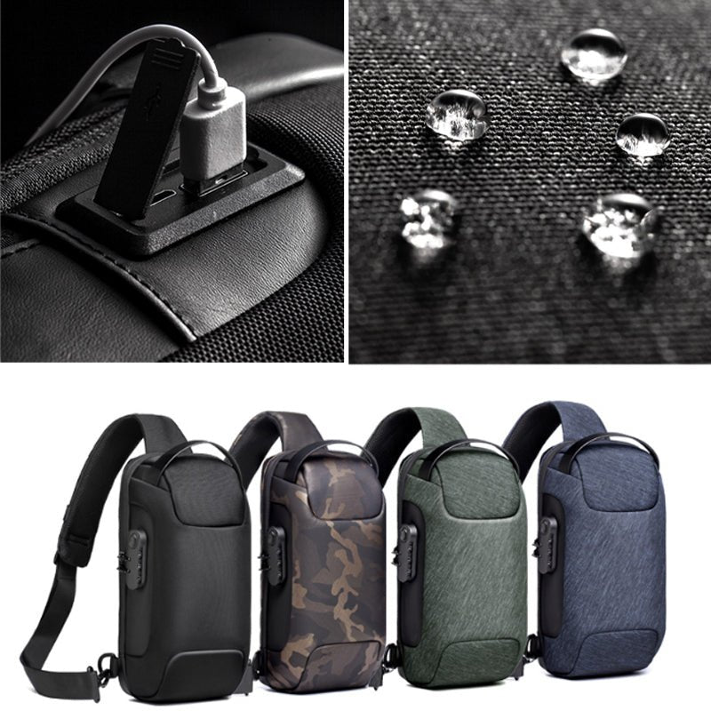 Men Chest Bag Messenger Bag Anti-theft Shoulder Bags Chest Bag Pack For Male - AMOCARTc1127d7d049d739b7bc176f0d54c18eb