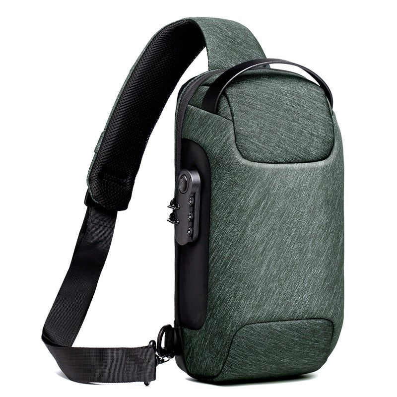 Men Chest Bag Messenger Bag Anti-theft Shoulder Bags Chest Bag Pack For Male - AMOCART13f9b31faf1a33453f772e0bc44ddf65