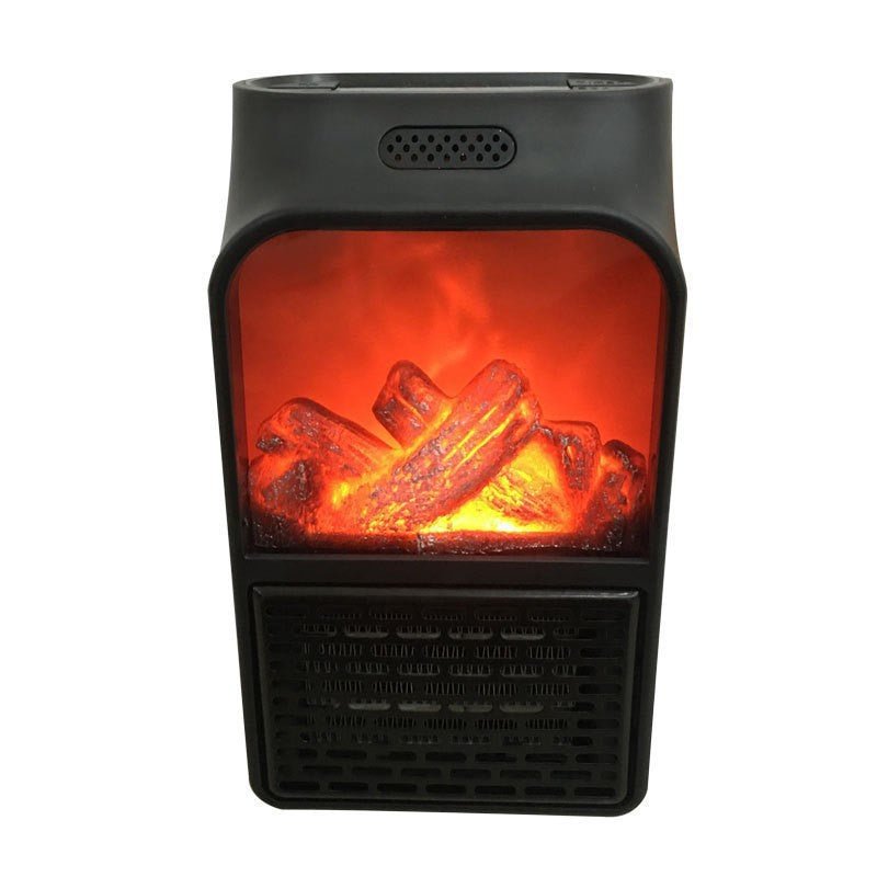 Mini Electric Fireplace Heater Electric Heater with Log Flame Effect Warm Air Heater Fanr 220V 50Hz - AMOCART955551e899b88c9d7c51f5a814b479e3