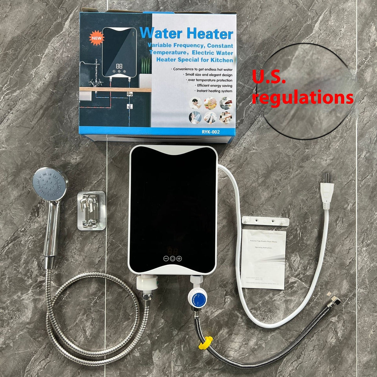 Miniture Water Heater Water Heater Constant Temperature Fast Heating Shower Bath Machine Mini Instant Electric Water Heater - AMOCART1f719ffff26868e95ecad65eb8fdb987