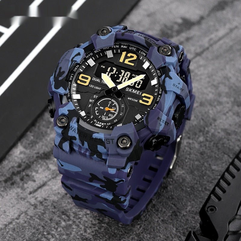Multifunctional Dual-Movement Sports Electronic Watch For Men - AMOCART21643133d541736f0c574b20d3b51dcd