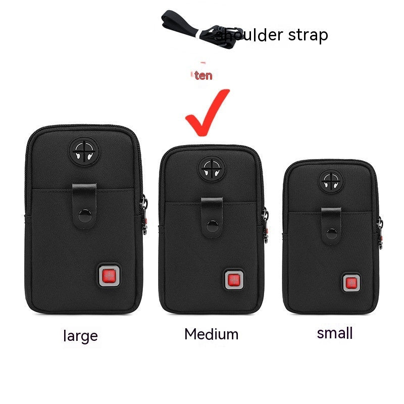 New Belt Waterproof Phone Bag Vertical Crossbody Small Bag For Men - AMOCART77ea24fdae69143c16534608730be0f7