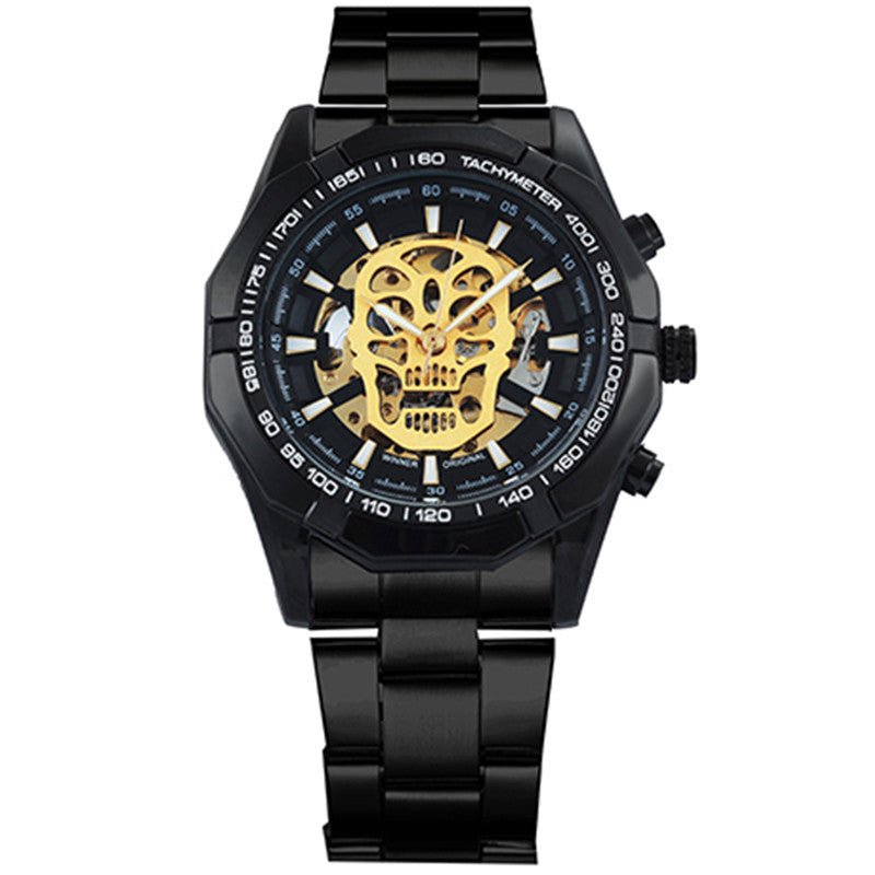 Official Automatic GOLD Watch Men Steel Strap Skeleton - AMOCARTc843f01e825a113f0966e30912297f60