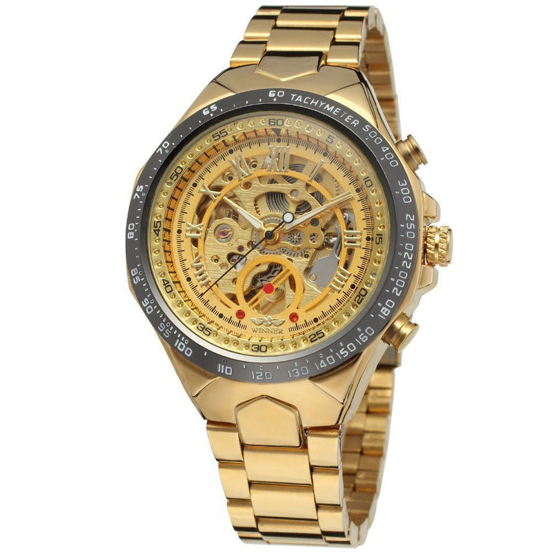 Personalized All-steel Hollow Automatic Mechanical Watch Fashion Watch For Men - AMOCART152eaea033bef9d13fe11a0ddde72ac0