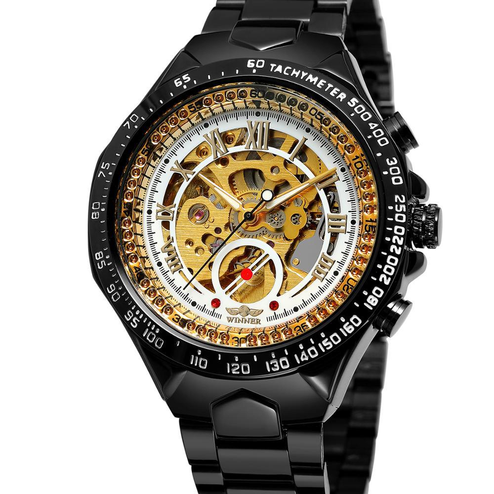 Personalized All-steel Hollow Automatic Mechanical Watch Fashion Watch For Men - AMOCARTdc5de40540dfddf7961884e3c1341faa