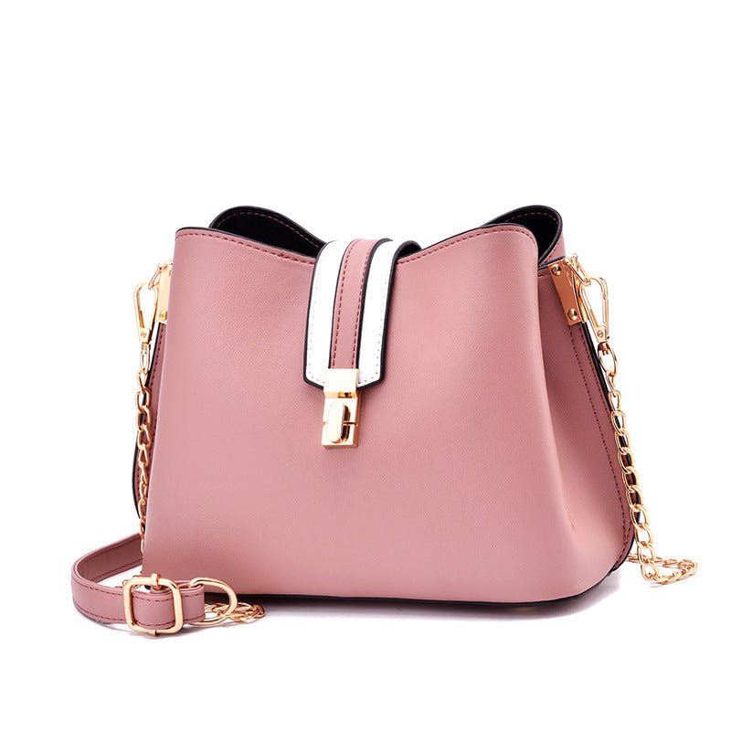 Simple portable ladies bucket bag - AMOCART25237bdbb8e249c5b3d6f23ba1733ccc