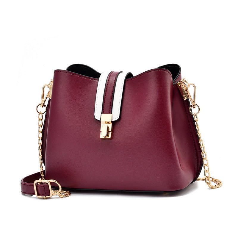 Simple portable ladies bucket bag - AMOCART89fea0fbe866a6703237a07aabc47006
