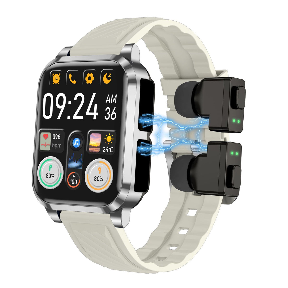 Smart Bluetooth Earbuds Multi-functional High-tech Smartwatch For Calls And Music - AMOCARTe3c4c0ca9e458bff5a1f8bd223c2b97d