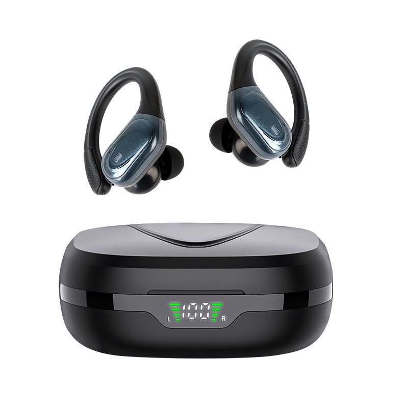 Smart Tech Noise-canceling Digital Display Charging Case Over-ear Wireless Headphones - AMOCART28ccb93a6c6a38ce66b535d700fc4b01