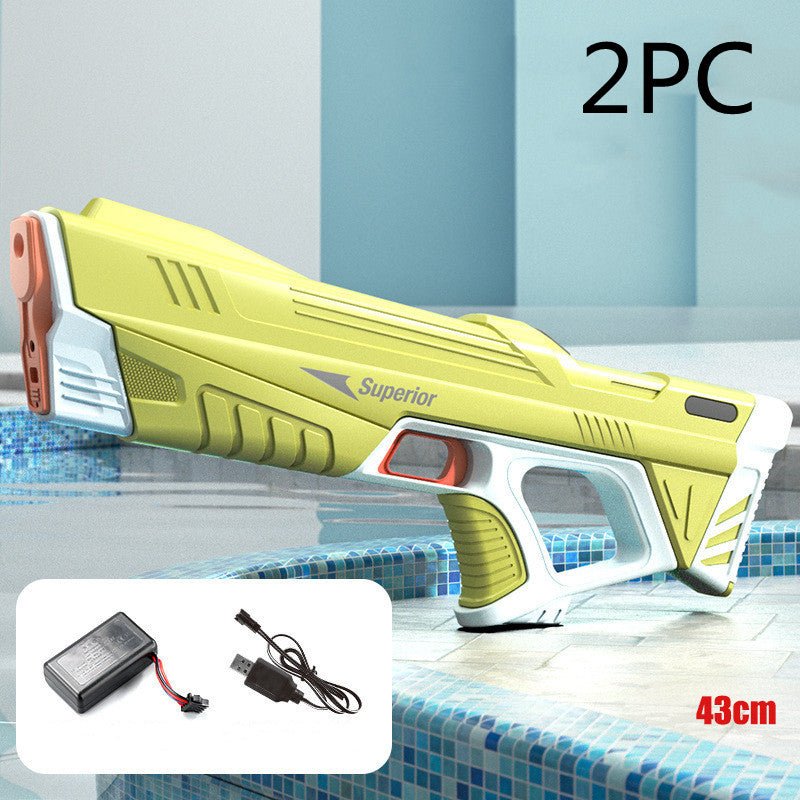 Summer Full Automatic Electric Water Gun Toy Induction Water Absorbing High-Tech Burst Water Gun Beach Outdoor Water Fight Toys - AMOCART2759d3baeebf4337ff5c239302149cc0