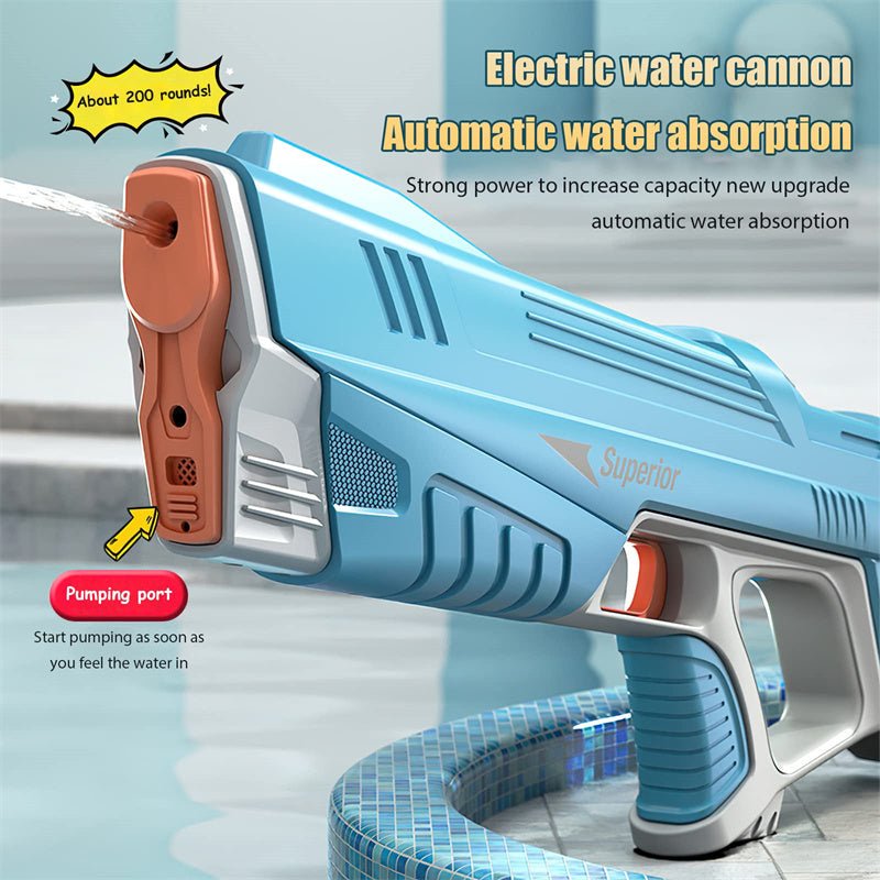 Summer Full Automatic Electric Water Gun Toy Induction Water Absorbing High-Tech Burst Water Gun Beach Outdoor Water Fight Toys - AMOCARTc49c8855709b332729a6e605a468c66c
