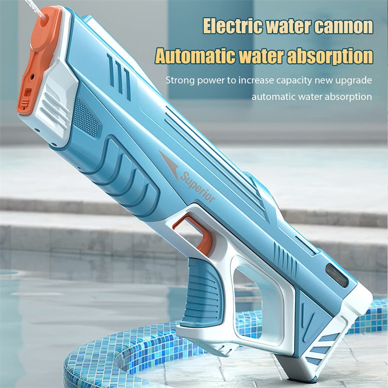 Summer Full Automatic Electric Water Gun Toy Induction Water Absorbing High-Tech Burst Water Gun Beach Outdoor Water Fight Toys - AMOCART51dbfb72fcb6aa3850675431706a7973