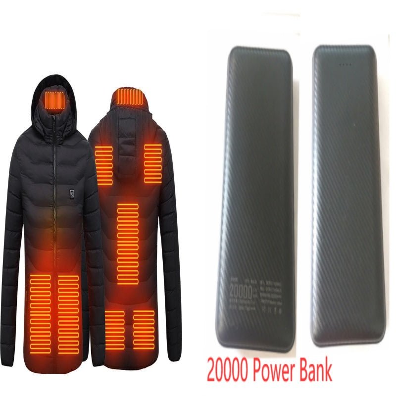 Winter Heated Jacket USB Electric Cotton Coat Zip-up Heater Thermal Clothing Heating Vest For Men - AMOCARTad3fb6b0780dd41bccd70f3c8dd687c1