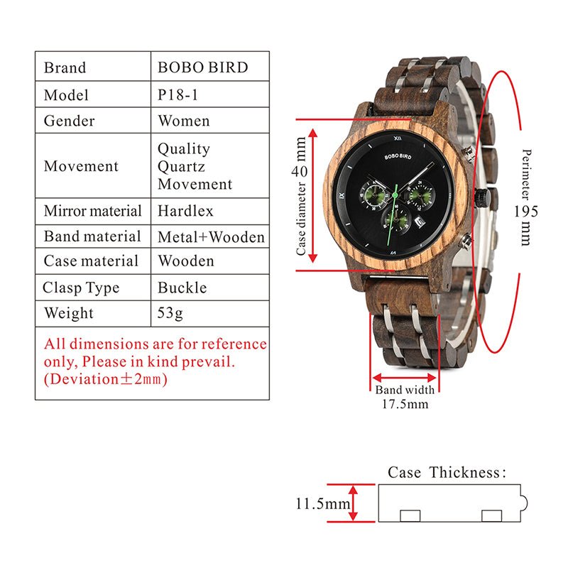 Wooden Watch For Men - AMOCART4cebdab977d86ec0b5364b9388b4ec2c