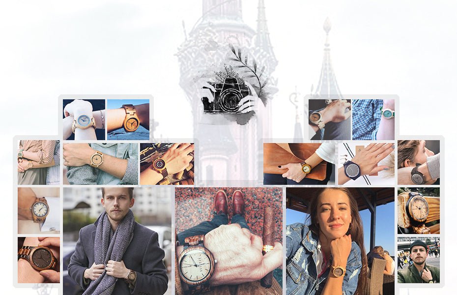 Wooden Watch For Men - AMOCART163b05e6408e0ccf609ddb82ee1f4104